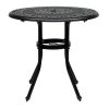 32*32*29" Outdoor Cast Aluminum Round Dining Table