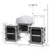 Camping portable island platform-Gray