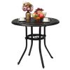 32*32*29" Outdoor Cast Aluminum Round Dining Table