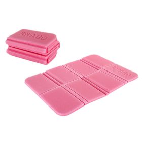 Outdoor Foldable Portable Beach Camping Mat Picnic Moistureproof Mat (Color: pink)