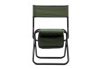 Set of 3, Folding Outdoor Table and Chairs Set for Indoor, Outdoor Camping, Picnics, Beach,Backyard, BBQ, Party, Patio, Black/Green